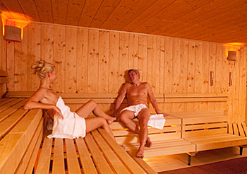 Sauna area in the TABBS